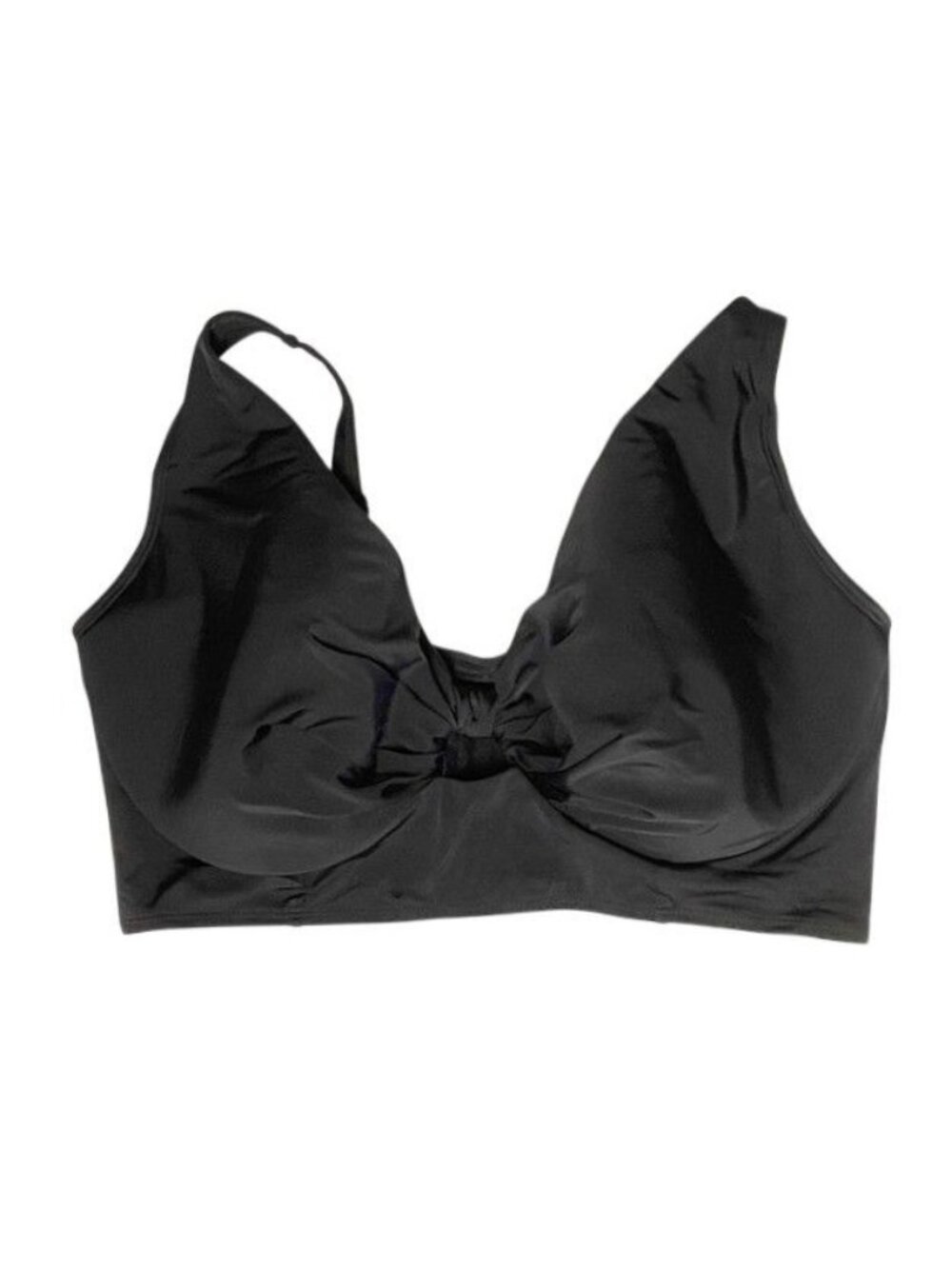 Cacique Knot Front Plunge Swim Top 40H